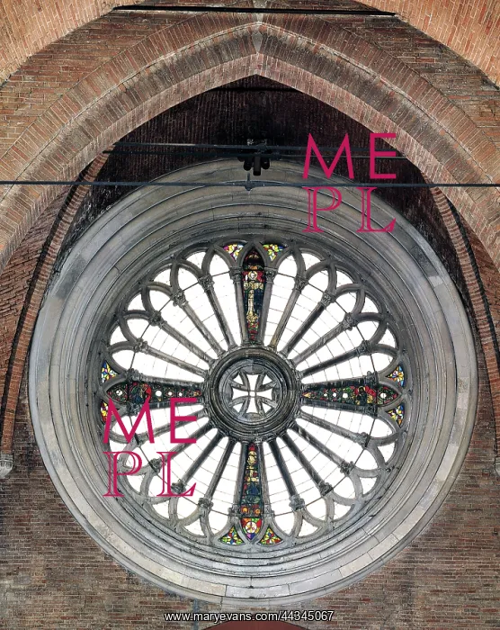 : Counter-facade, The campionese rose window : Counter-facade, The campionese rose window