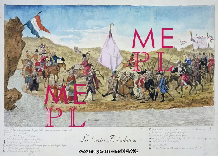 : The Counter-Revolution. Paris, Musee Carnavalet : The Counter-Revolution. Paris, Musee Carnavalet