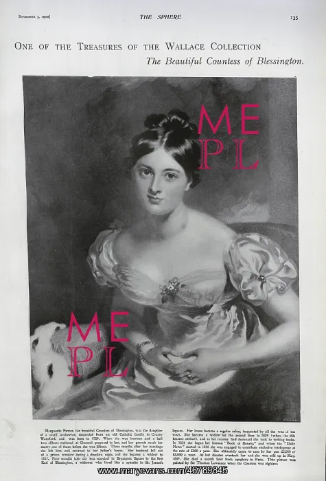 : Countess of Blessington : Countess of Blessington