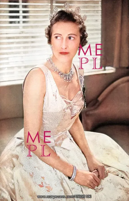 : Countess of Leicester in her Coronation outfit : Countess of Leicester in her Coronation outfit