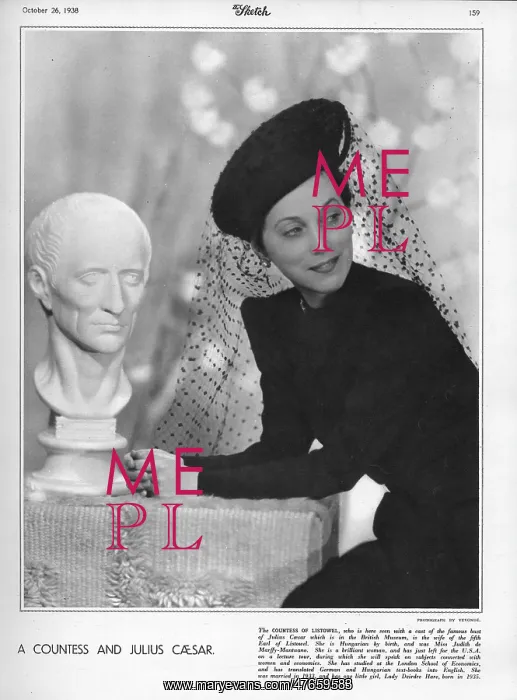 : Countess of Listowel with Julius Caesar : Countess of Listowel with Julius Caesar