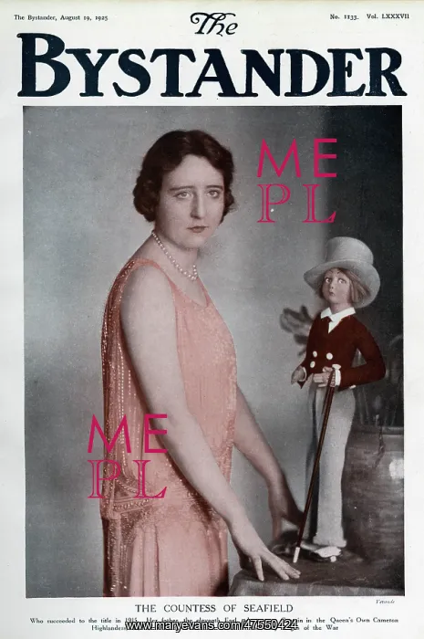 : Countess of Seafield by Madame Yevonde : Countess of Seafield by Madame Yevonde
