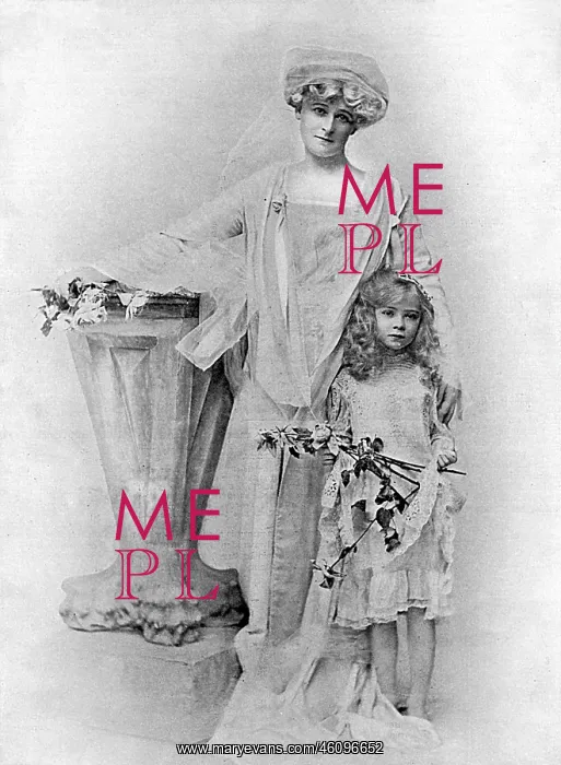 : Countess of Warwick and her daughter, Mercy : Countess of Warwick and her daughter, Mercy