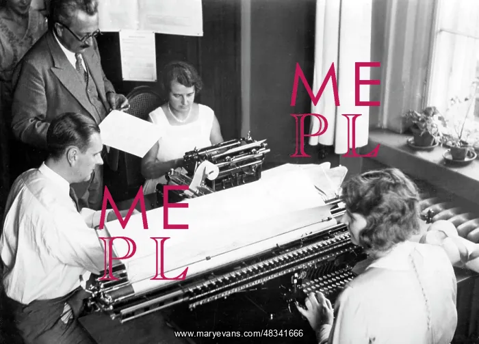 : Counting of votes at the Berlin electoral office : Counting of votes at the Berlin electoral office