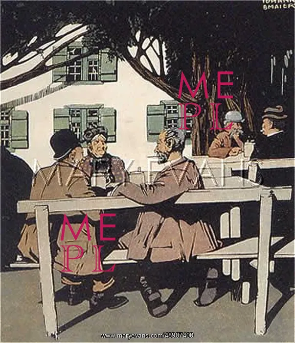 : COUNTRY BIERGARTEN, 1908 : COUNTRY BIERGARTEN, 1908
