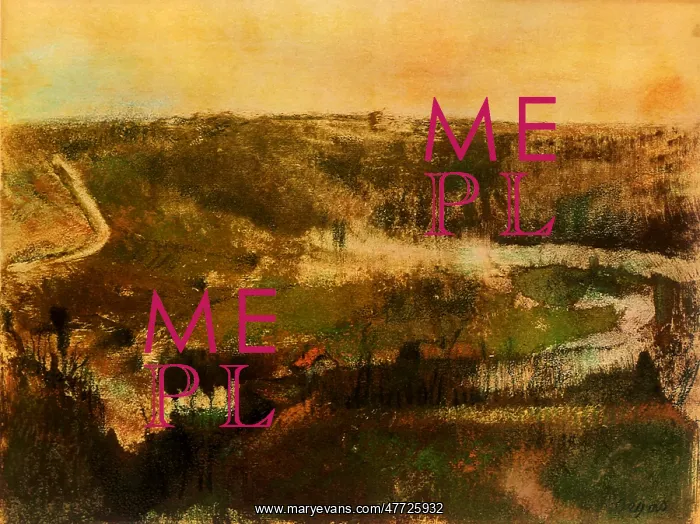  : Country Landscape, by Degas