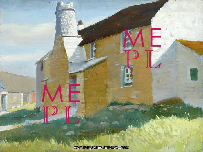  : Country scene with farm building