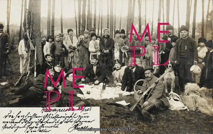 : A country shooting party in Austria : A country shooting party in Austria