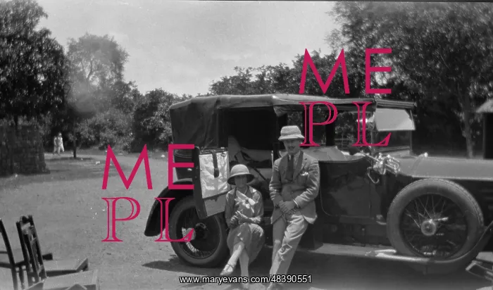  : Couple with their car in India