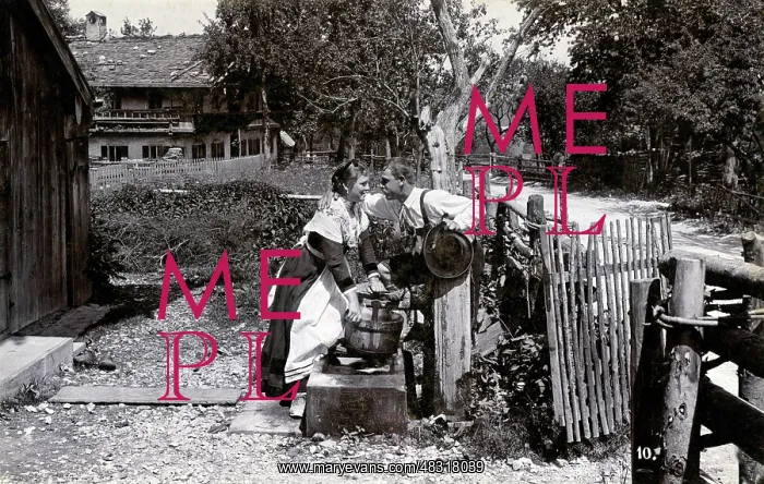 : Couple in costume, 1903 : Couple in costume, 1903