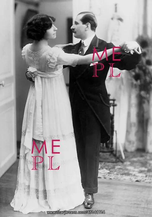 : Couple at the cotillion, 1909 : Couple at the cotillion, 1909