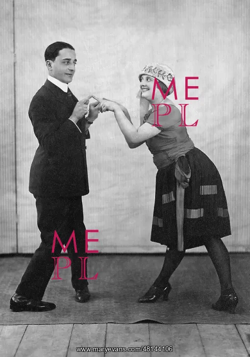 : Couple dances the Capuchin, 1921 : Couple dances the Capuchin, 1921
