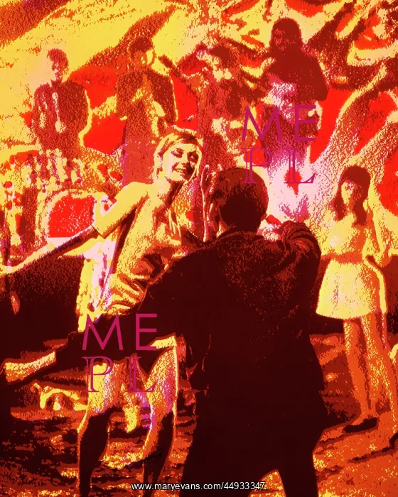 : Couple Dancing Band in Background with Musical Instruments : Couple Dancing Band in Background with Musical Instruments
