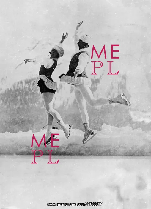 : Couple dancing on ice : Couple dancing on ice