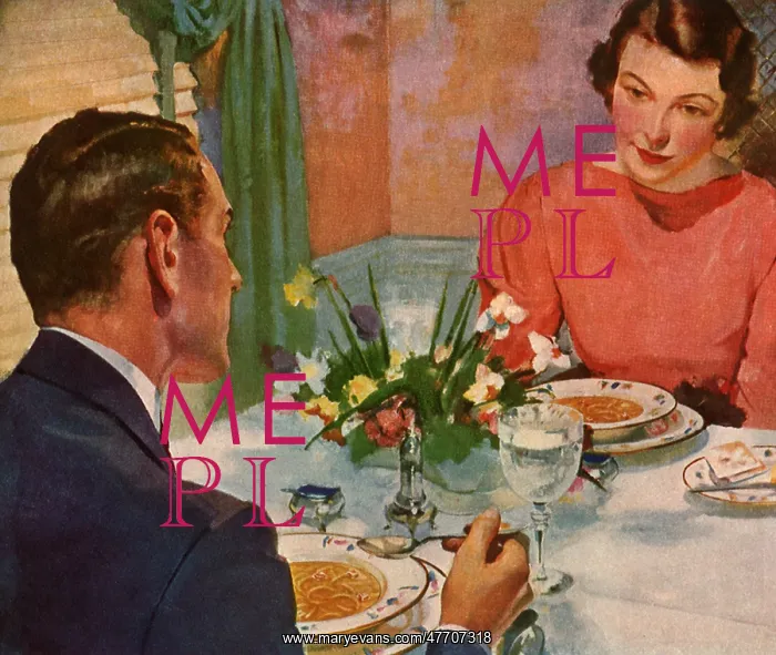 : Couple Dine on Soup : Couple Dine on Soup