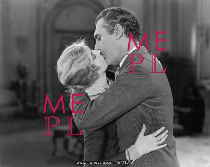 : Couple embraced and kissing each other : Couple embraced and kissing each other