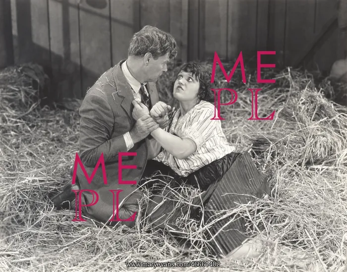 : Couple fighting in barn : Couple fighting in barn