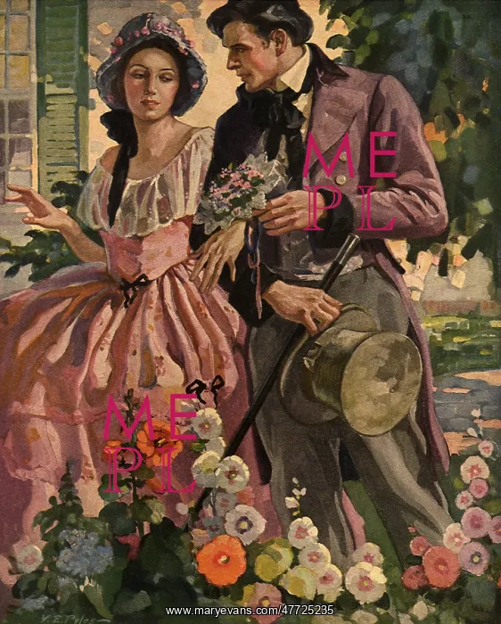 : Couple in Garden : Couple in Garden