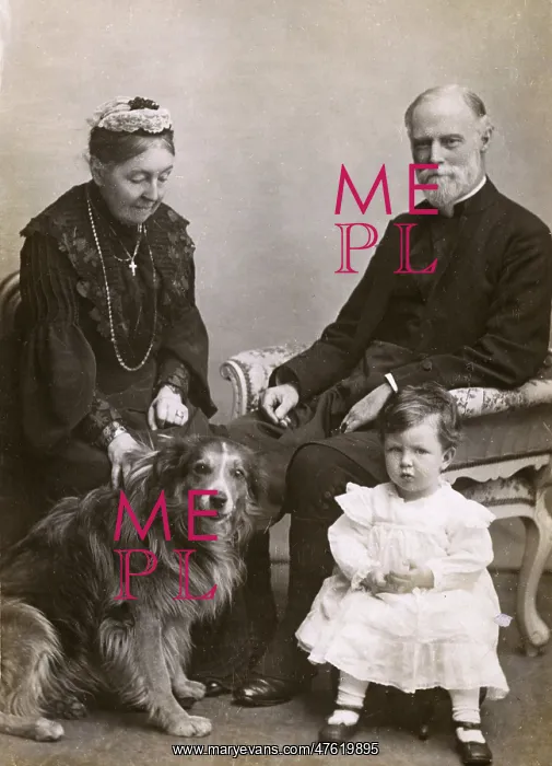  : Couple with grandson and dog