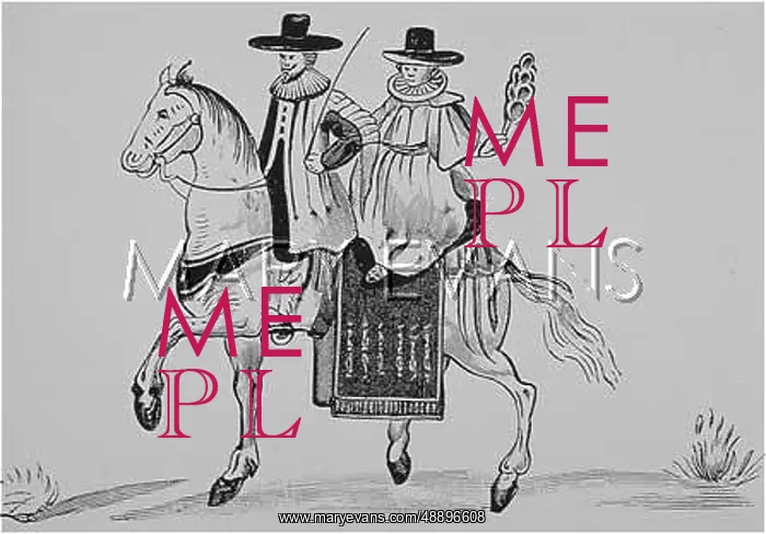  : COUPLE ON HORSEBACK
