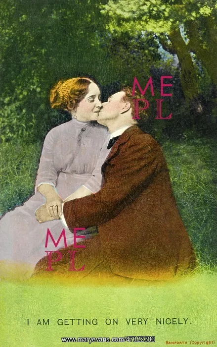  : COUPLE KISSING 1911