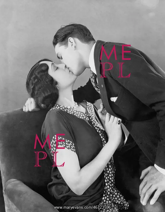 : Couple kissing passionately : Couple kissing passionately