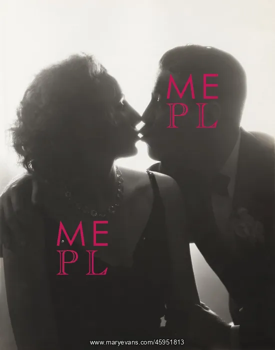 : Couple kissing in silhouette : Couple kissing in silhouette