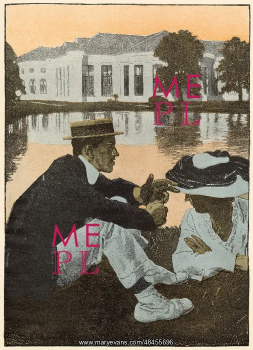 : COUPLE BY LAKE / SUNSET : COUPLE BY LAKE / SUNSET