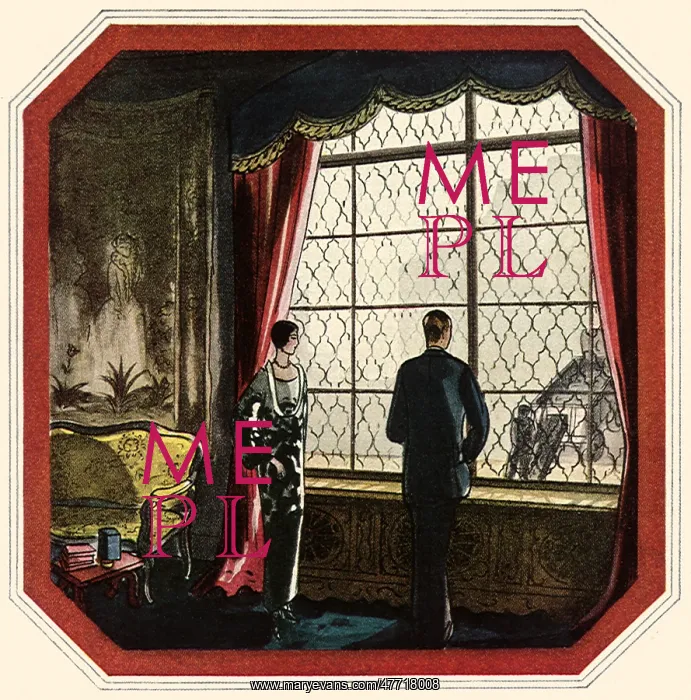 : Couple Looks Out Window : Couple Looks Out Window