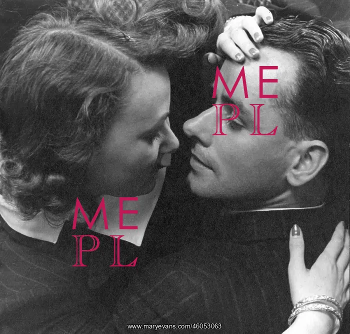 : Couple in love, 1940s : Couple in love, 1940s
