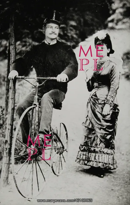 : A couple - the man on the unicycle : A couple - the man on the unicycle