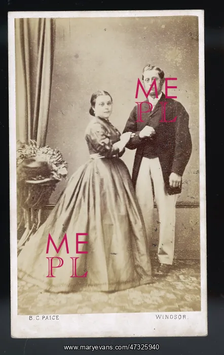 : Couple in a Photographer's Studio : Couple in a Photographer's Studio