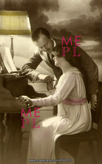 : Couple at Piano : Couple at Piano