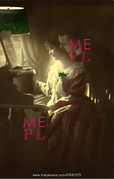 : Couple at Piano : Couple at Piano