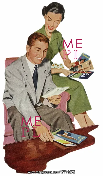 : Couple Plans Vacation : Couple Plans Vacation