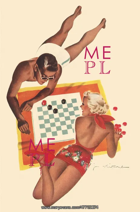  : Couple Plays Checkers
