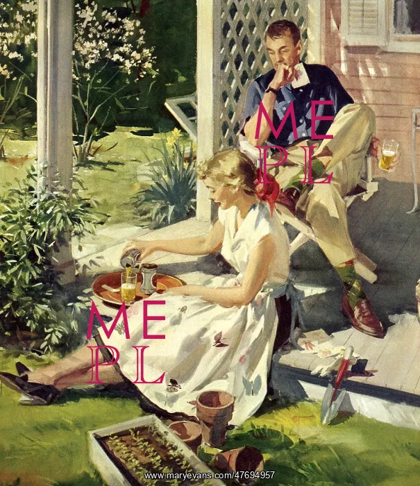 : Couple on the Porch : Couple on the Porch