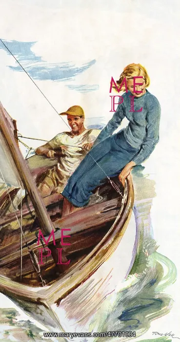 : Couple in Sailboat