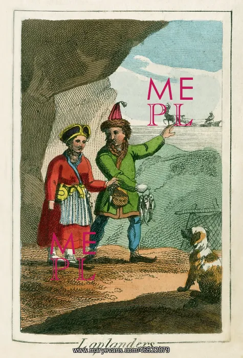 : A couple of Sami people : A couple of Sami people