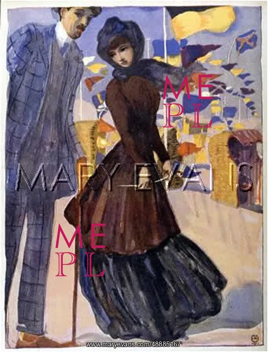 : COUPLE BY THE SEA / 1908 : COUPLE BY THE SEA / 1908