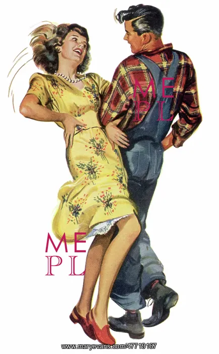 : Couple Square Dancing : Couple Square Dancing