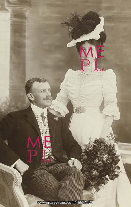 : Couple - she is standing with bouquet : Couple - she is standing with bouquet