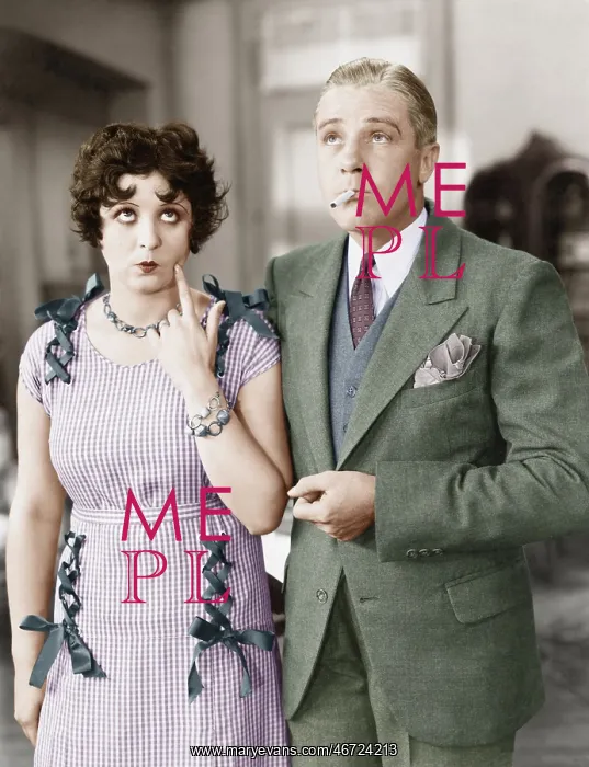 : Couple standing together looking funny : Couple standing together looking funny
