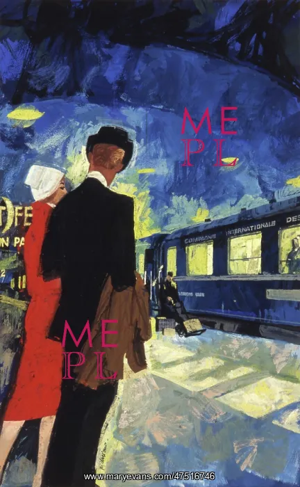 : Couple at station : Couple at station