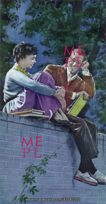 : Couple on Stone Wall : Couple on Stone Wall