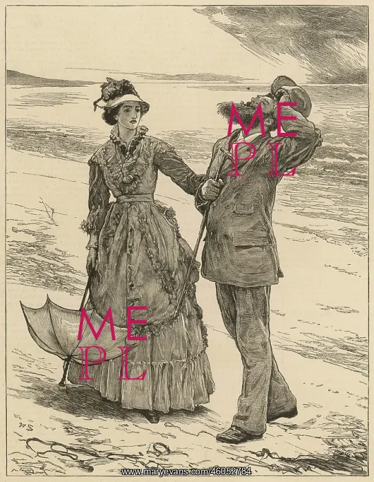 : A Couple stroll along the beach : A Couple stroll along the beach