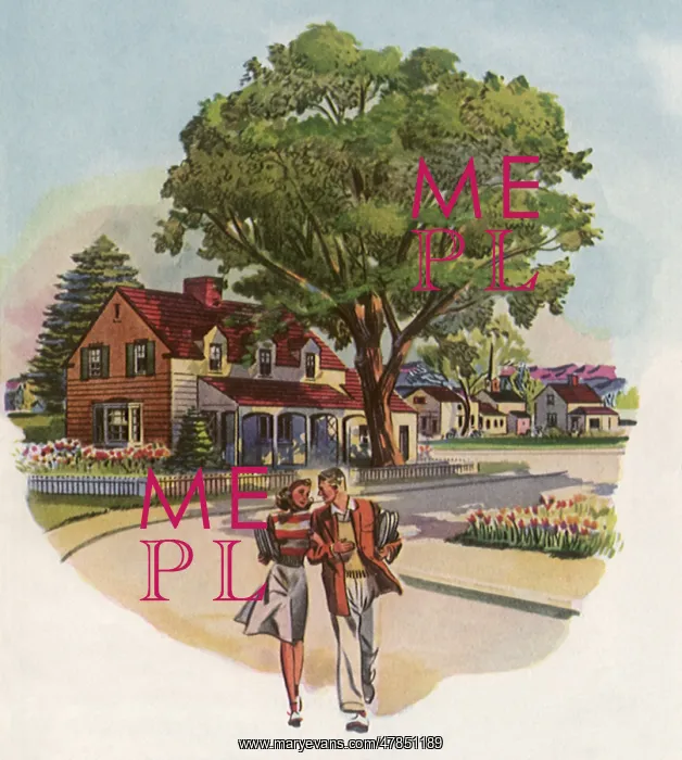 : Couple in Sunny Suburb : Couple in Sunny Suburb