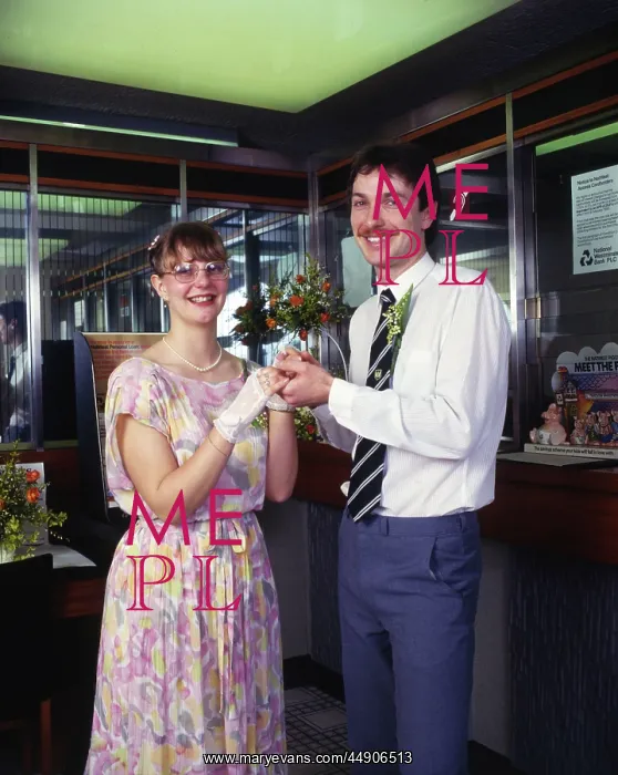 : Couple taking part in Helston Floral Dance, Cornwall : Couple taking part in Helston Floral Dance, Cornwall