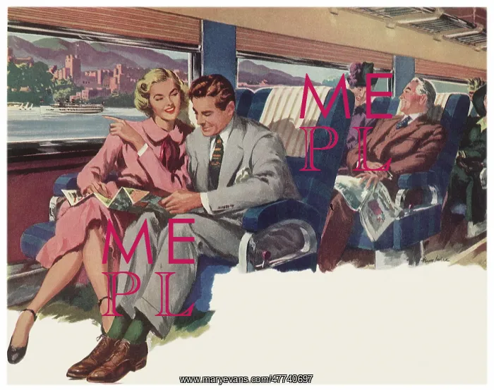 : Couple on a Train : Couple on a Train