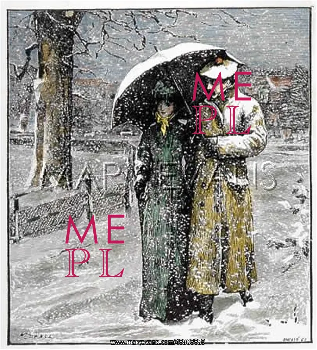 : COUPLE WALK IN SNOW : COUPLE WALK IN SNOW